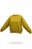 Kappa Φούτερ Vintage Κεντητό Λογότυπο Μουσταρδί Unisex S