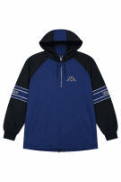 90s KAPPA HOODIE STREETWEAR ΜΠΛΕ ΜΑΥΡΟ ΑΝΤΡΙΚΟ PRE OWNED XL