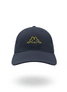 KAPPA BASEBALL CAP MINIMAL BLACK UNISEX PRE OWNED