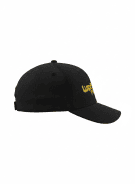 KAPPA BASEBALL CAP MINIMAL BLACK UNISEX PRE OWNED