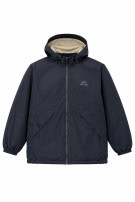 1990S KAPPA ΜΠΟΥΦΑΝ HOODED ΑΝΑΓΟΦΟ LOGO ΜΑΥΡΟ ΑΝΤΡΙΚΟ PRE OWNED XL