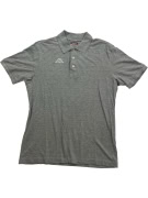 Kappa Polo Shirt Casual Retro Logo Grey Men’s XL