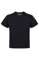 KAPPA T SHIRT GRAPHIC ΜΑΥΡΟ ΓΥΝΑΙΚΕΙΟ PRE OWNED S