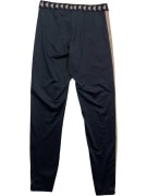 Kappa x Tezenis Μαύρο Κολάν με Μπεζ Ρίγες Γυναικείο L