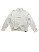 KENNETH COLE ΦΟΥΤΕΡ 1/4 ZIP CASUAL LOGO ΛΕΥΚΟ/ΕΚΡΟΥ ΑΝΔΡΙΚΟ L