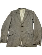 KENZO HOMME BLAZER CLASSIC GREY MENS PRE OWNED S