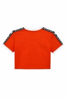 KARL KANI CROP TOP SPORTY ORANGE ΓΥΝΑΙΚΕΙΟ PRE OWNED XS