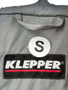 KLEPPER GIACCA CON CAPPUCCIO MINIMAL GRIGIA DONNA PRE OWNED S
