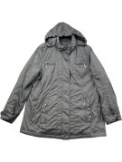 KLEPPER GIACCA CON CAPPUCCIO MINIMAL GRIGIA DONNA PRE OWNED S