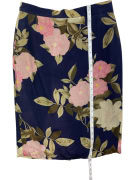 LA BELLA ΦΟΥΣΤΑ ΜΙΝΤΙ FLORAL ΜΠΛΕ ΣΚΟΥΡΟ ΓΥΝΑΙΚΕΙΑ S