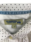LA MARTINA Πουκάμισο Limited Edition Mykonos Κεντητό Λευκό Γυναικείο S