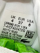 LACOSTE LEROND 0721 SNEAKERS LEATHER ΜΕ ΧΡΥΣΟ LOGO ΛΕΥΚΟ ΓΥΝΑΙΚΕΙΟ 37