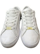 LACOSTE LEROND 0721 SNEAKERS LEATHER ΜΕ ΧΡΥΣΟ LOGO ΛΕΥΚΟ ΓΥΝΑΙΚΕΙΟ 37