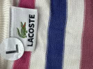 LACOSTE ΜΑΚΡΥΜΑΝΙΚΗ ΜΠΛΟΥΖΑ ΡΙΓΕ ΠΟΛΥΧΡΩΜΗ ΓΥΝΑΙΚΕΙΟ PRE OWNED L