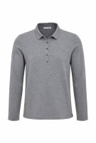 LACOSTE LONG SLEEVE POLO MINIMAL GREY MEN PRE OWNED