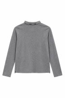 LACOSTE LONG SLEEVE POLO MINIMAL GREY MEN PRE OWNED