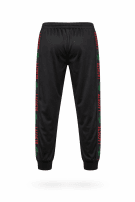 LACOSTE TRACK PANTS SPORTSWEAR BLACK MEN PRE OWNED XXL