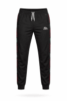 LACOSTE TRACK PANTS SPORTSWEAR BLACK MEN PRE OWNED XXL