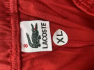 LACOSTE TRACK PANTS STREETWEAR RED MEN PRE OWNED XL