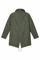 LACOSTE PARKA MINIMAL KHAKI WOMEN PRE OWNED L
