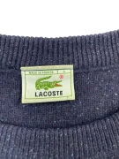 LACOSTE ΠΛΕΚΤΗ ΜΠΛΟΥΖΑ VINTAGE MADE IN FRANCE ΜΠΛΕ ΣΚΟΥΡΟ ΑΝΔΡΙΚΟ XL