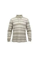 Lacoste Polo Μακρυμάνικο Ριγέ Beige Ανδρικό M