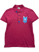 LACOSTE Polo Μπλούζα Casual Logo Φούξια/Ροζ Γυναικείο XL