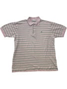 LACOSTE POLO ΜΠΛΟΥΖΑ ΚΛΑΣΙΚΗ ΡΙΓΕ ΡΟΖ ΑΝΤΡΙΚΟ PRE OWNED L