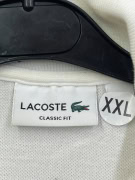 Lacoste Polo Μπλούζα Λευκή Classic Fit με Τσέπη Βαμβακερή Size XXL