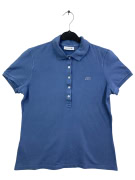 LACOSTE Polo Μπλούζα Slim Fit Logo Γαλάζιο ΓΥΝΑΙΚΕΙΟ S