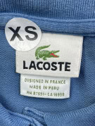 LACOSTE ΠΟΛΟ SHIRT MINIMAL ΜΠΛΕ ΓΥΝΑΙΚΕΙΟ PRE OWNED XS