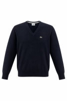 LACOSTE ΠΟΥΛΟΒΕΡ V NECK MINIMAL NAVY ΑΝΤΡΙΚΟ PRE OWNED XL