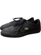LACOSTE SNEAKERS MINIMAL BLACK UNISEX PRE OWNED EU44.5