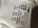 LACOSTE SNEAKERS MINIMAL OFF WHITE DONNA PRE OWNED EU 39