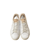 LACOSTE SNEAKERS MINIMAL OFF WHITE UNISEX PRE OWNED EU 39