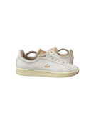 LACOSTE SNEAKERS MINIMAL OFF WHITE UNISEX PRE OWNED EU 39