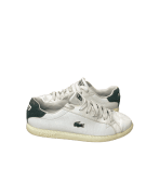 LACOSTE SNEAKERS MINIMAL BIANCO VERDE UOMO PRE OWNED EU 40