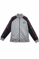 Lacoste Track Jacket Big Logo Μαύρο Γκρι Unisex L