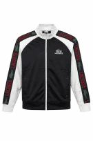 LACOSTE TRACK JACKET SPORTY BLACK WHITE ΑΝΤΡΙΚΟ PRE OWNED L