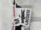 LACOSTE TRACK JACKET SPORTY BLACK WHITE UOMO PRE OWNED M