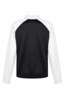 LACOSTE TRACK JACKET SPORTY BLACK WHITE UOMO PRE OWNED M