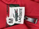 LACOSTE TRACK JACKET SPORTY VERDE ROSSO UOMO PRE OWNED M
