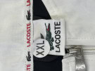 LACOSTE TRACK JACKET STREETWEAR BLACK AND WHITE MENS PRE OWNED XXL