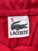LACOSTE TRACK PANTS SPORTSWEAR ΚΟΚΚΙΝΟ ΑΝΤΡΙΚΟ PRE OWNED L