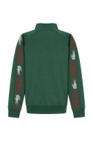 LACOSTE ΖΑΚΕΤΑ TRACK ΜΕ LOGO ΠΡΑΣΙΝΟ ΑΝΤΡΙΚΟ PRE OWNED M
