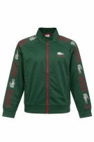 LACOSTE ΖΑΚΕΤΑ TRACK ΜΕ LOGO ΠΡΑΣΙΝΟ ΑΝΤΡΙΚΟ PRE OWNED M