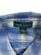 LAUREN JEANS CO. RALPH LAUREN Πουκάμισο Καρό Casual Μπλε Γυναικείο L