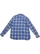 LAUREN RALPH LAUREN Camicia casual a quadri in denim Blu/Bianco da donna M