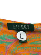 LAUREN RALPH LAUREN ΜΠΛΟΥΖΑ PAISLEY ΠΟΛΥΧΡΩΜΟ ΓΥΝΑΙΚΕΙΟ PRE OWNED L