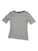 LAUREN RALPH LAUREN ΜΠΛΟΥΖΑ ΡΙΓΕ NAUTICAL STYLE ΜΕ ΚΕΝΤΗΤΟ ΛΟΓΟΤΥΠΟ ΛΕΥΚΟ/ΜΠΛΕ ΓΥΝΑΙΚΕΙΑ SMALL